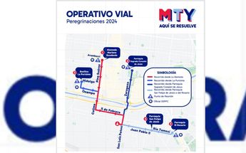Cierres viales en Monterrey por peregrinaciones de la Virgen de Guadalupe