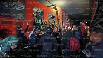 Primeras imágenes del accidente en la Línea 3 del Metro / Especial