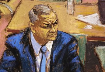 Retrato de García Luna durante juicio en Nueva York. | Reuters