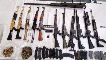 Durante el 2025, los operativos permitieron el decomiso de mil 185 armas de fuego en Michoacán. | Guardia Civil
