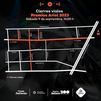 Cierres viales por premios Ariel | Especial