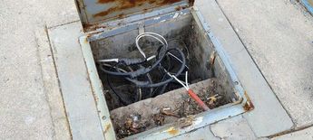 Instalación eléctrica afectada por robo