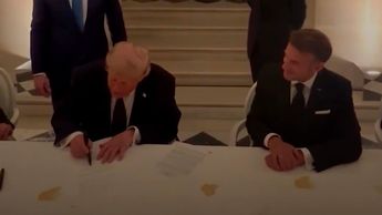 Donald Trump firma acuerdo provisional de paz con Irán