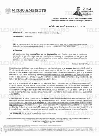 Semarnat niega permiso al Gobierno de Puebla para el nuevo distribuidor vial, pero obra seguirá / Carlos Morales