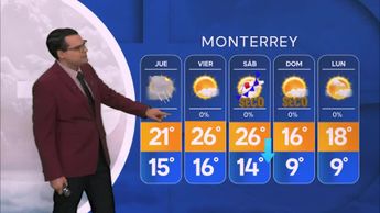 Clima para el 6 de diciembre en Nuevo León con Nelson Valdez