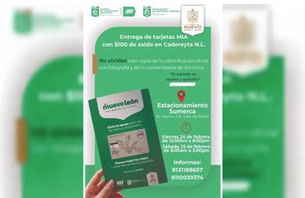 El lugar será en el estacionamiento de Sumerca, ubicado en la avenida Alamo, en la colonia Valle del Roble, en Cadereyta. | Cortesía