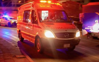 Ambulancia trasladando lesionados. | Cortesía