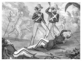 El ejercito mexicano ejecuta la retirada de la batalla de La Angostura | Doralicia Carmona