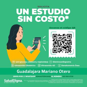 Flyer oficial con QR de la promoción en Salud Digna | @SaludDignaMx vía Facebook