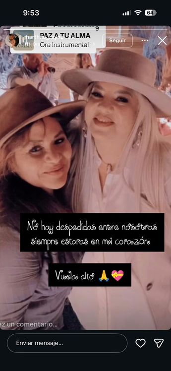Mensaje de despedida de la madre de Super Trucha a Mary Martínez