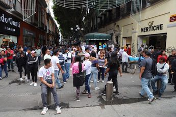 La zona centro de Puebla se ha limpiado de vendedores ambulantes, quienes abarrotaban el principal cuadro de la ciudad / EsImagen