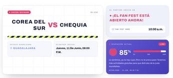 El sitio web que mide el aforo del Fan Fest falló según reportes de assitentes. | SS Gobierno de Guadalajara