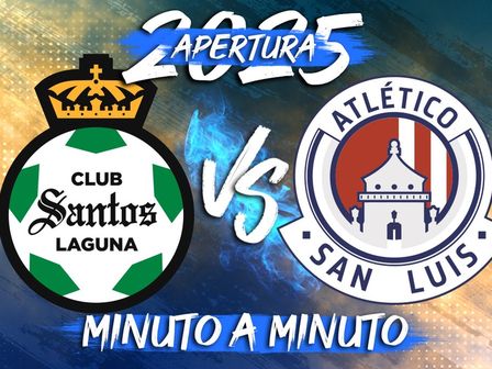 Santos Laguna lleva dos partidos consecutivos en Torreón sin vencer a Atlético de San Luis | Foto: Especial