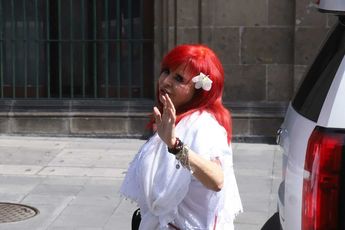 Layda Sansores, gobernadora de Campeche se hace presente en informe de Sheinbaum.