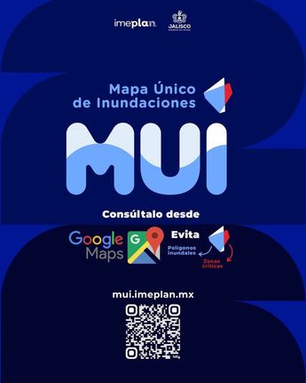 QR para consultar el Mapa de Inundaciones. | Imagen de Imeplan