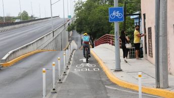 Ciclovía en San Pedro. | Archivo