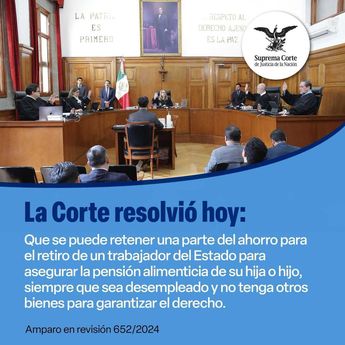 La SCJN prioriza el derecho de los menores a recibir alimentos con esta resolución | SCJN