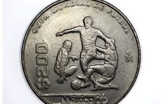 Moneda conmemorativa del Mundial de 1986