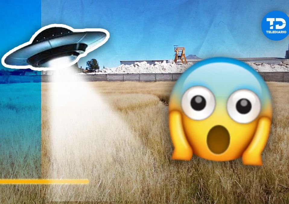 Dos cículos aparecieron en un campo de cultivo en / Diseño Óscar Ávila