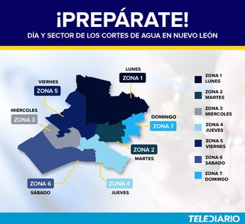 Horarios y zonas de la reducción de presión de agua. / Telediario