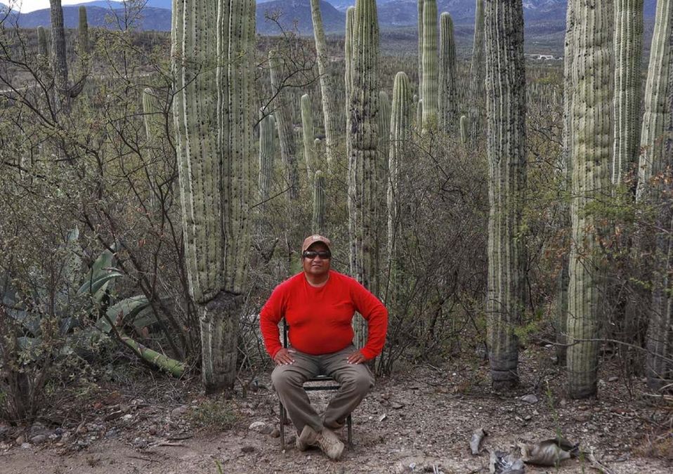 Armando Pacheco trabaja como guía en la Reserva de la Biosfera Tehuacán-Cuicatlán / Andrés Lobato