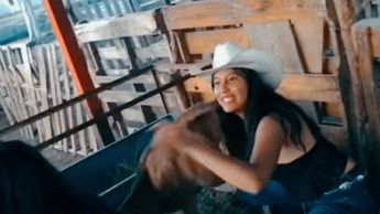 A Pamela le apodaban 'La Vaquerita' de cariño.