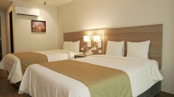 Hay diversos tipos de habitación en Hotel Nuvó.