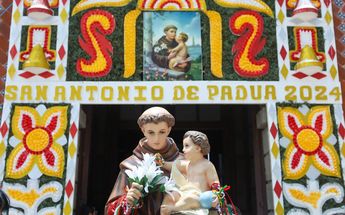 Imagen de San Antonio de Padua en el templo de San Antonio en Puebla | Es Imagen