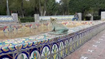 Vandalizan Fuente de las Ranas en Alameda de Saltillo.