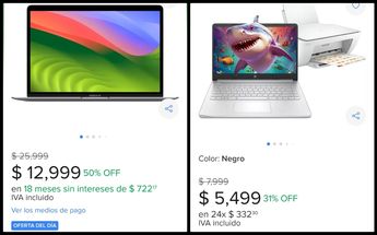 Ofertas en computadoras de Mercado Libre / TELEDIARIO