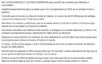 Así se quejó la regia en redes sociales. | Especial