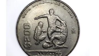Moneda conmemorativa del Mundial de 1986