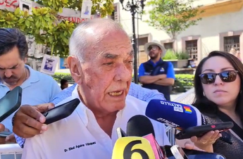 Eliud Aguirre indicó que en los municipios donde ya no se esperan lluvias, se ha comenzado con la fumigación.
