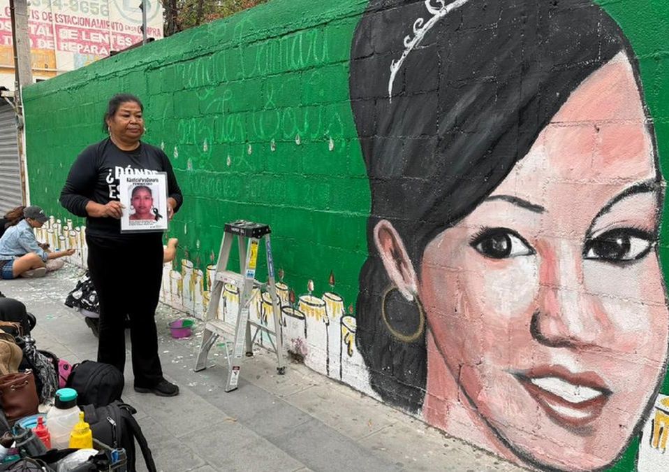 Las mujeres buscadoras que integran el colectivo buscan visibilizar el caso de Brenda Damaris. | Mayte Villasana