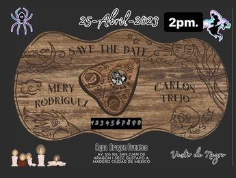 Invitación de la boda de Carlos Trejo | Especial