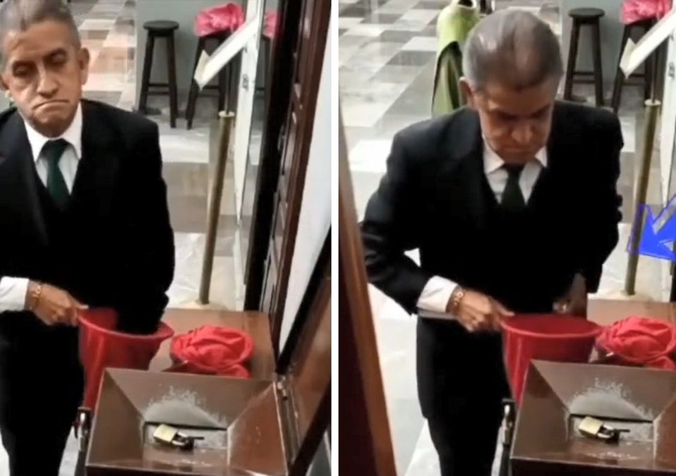 El hombre tomó el dinero que acababa de recolectar del diezmo en la Catedral de Tehuacán | Especial