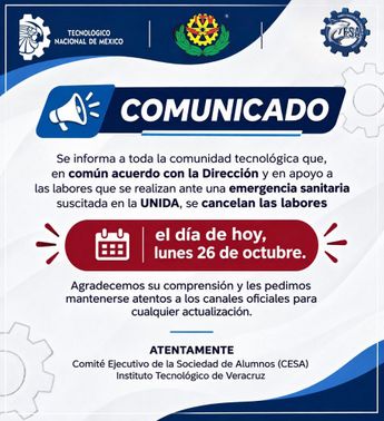 Además de la evacuación general fue necesario suspender las clases este lunes ante el temor de alguna contingencia / Cortesía ITV