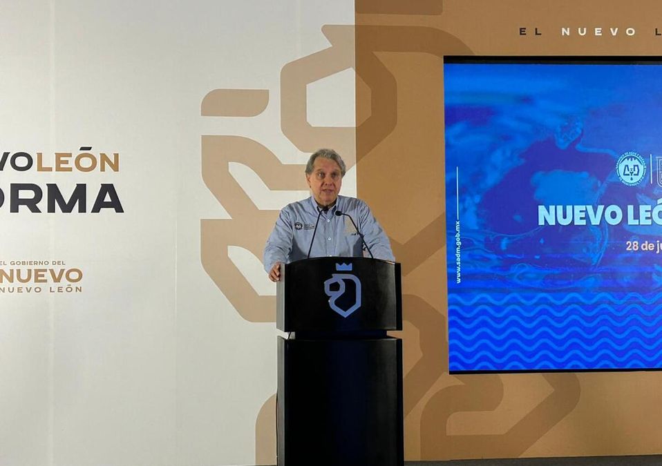 Juan Ignacio Barragán, director de Agua y Drenaje de Monterrey. | Pedro Delgado
