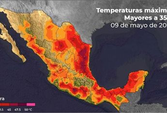 Clima México 9 mayo 2024