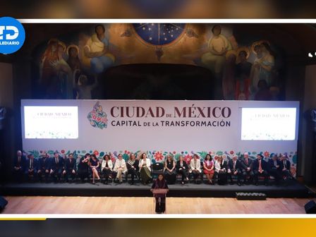 Clara Brugada presenta a su Gabinete de Trabajo.