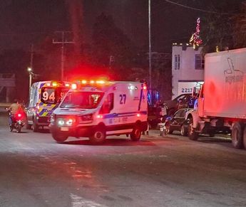 Llegaron alrededor de seis ambulancias de Cruz Roja para auxiliar a los heridos | Especial