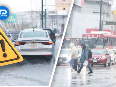 Pronóstico de lluvias en Nuevo León por frente frío