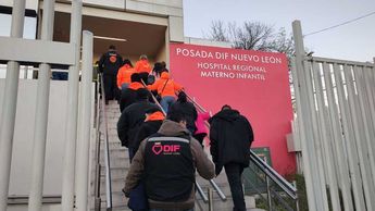 El Operativo Carrusel se llevó a cabo afuera del Hospital Materno Infantil. | Agustín Martínez