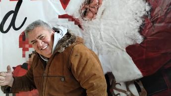 Raúl Yeverino comenzó a ser Santa Claus en el 2000, tras el nacimiento de su hija.| Especial