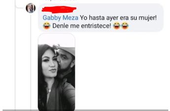La mujer confirmó la infidelidad