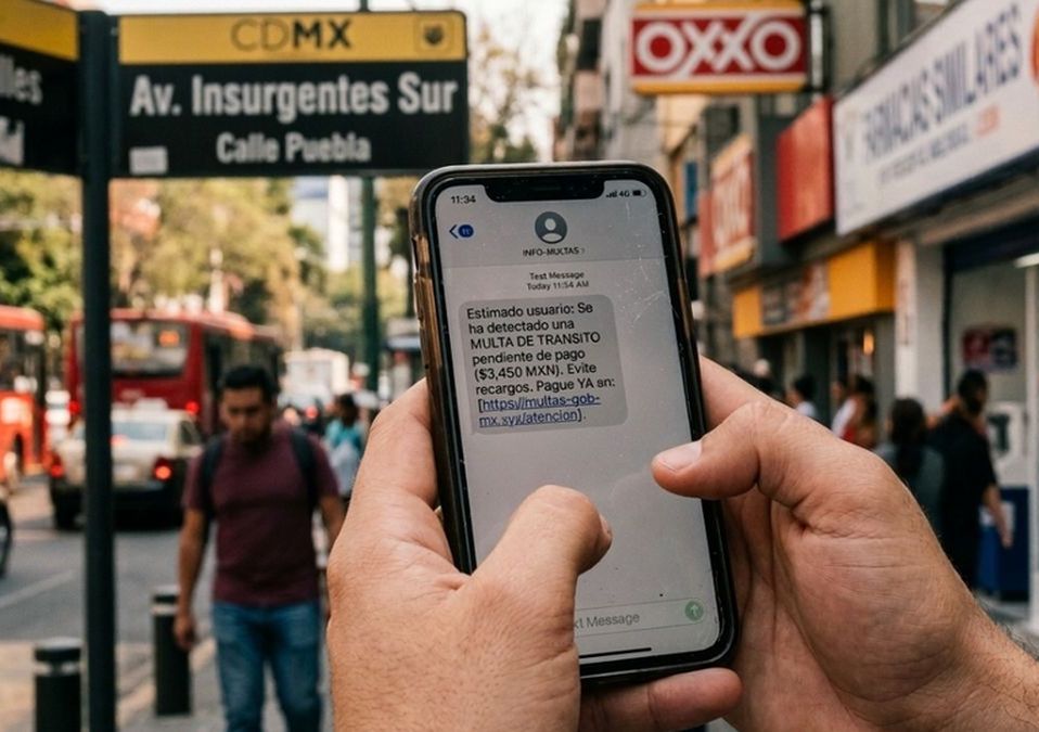 Fraude con multas falsas podría robar tu información o hacer transacciones bancarias grandes. | Gemini IA