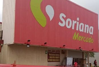 En Veracruz, cae espectacular de tienda Soriana | Cortesía