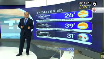 Clima Monterrey lunes 20 de mayo
