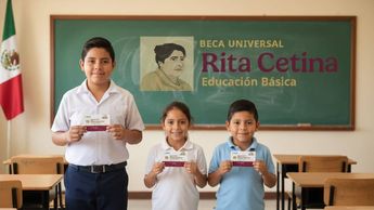 Para solicitar la beca "Rita Cetina", debes informarte a partir de febrero en las asambleas informativas de las escuelas publicas del país ∣ Gemini IA