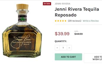 El tequila de Jenni Rivera lleva por nombre Simplemente la Mejor /Captura de pantalla